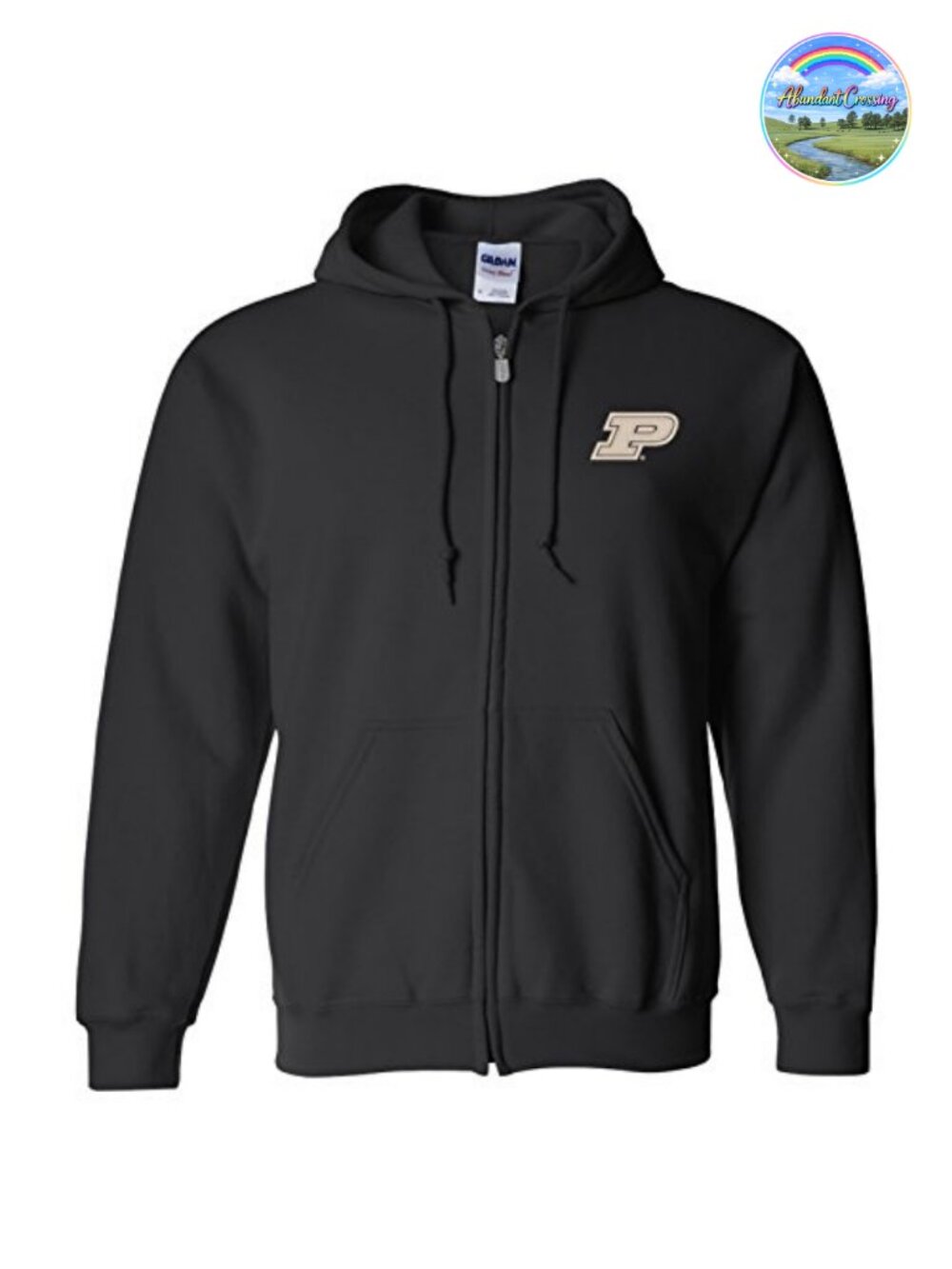 NCAA Primary Logo Full Zip Hoodie, Team Color, Unisex, Licensed Collegiate